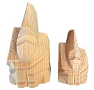 神猿一刀彫の画像